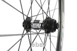 700C 4550mm Depth Carbon Fiber Road Bicycle Wheelset U Shape Clincher /Tubeless