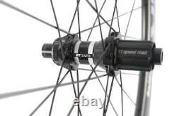 700C 4550mm Depth Carbon Fiber Road Bicycle Wheelset U Shape Clincher /Tubeless