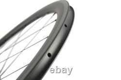 700C 45mm Clincher Carbon Road Bike Wheels R13 Hubs Bicycle Wheelset UD Matt 11S
