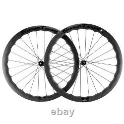 700C 45mm Disc Brake Carbon Wheels 25mm Clincher Road Bike Disc Brake Wheelset