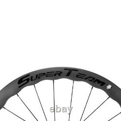 700C 45mm Disc Brake Carbon Wheels 25mm Clincher Road Bike Disc Brake Wheelset