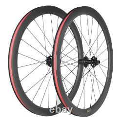 700C 45mm Disc Brake Carbon Wheelset 28mm Tubeless Road Bike Disc Brake Wheels
