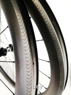 700C 5025mm Carbon Road Bicycle Wheelset Wheels Special Basalt Braking Surface