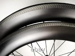 700C 5025mm Carbon Road Bicycle Wheelset Wheels Special Basalt Braking Surface