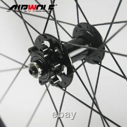 700C 5025mm Carbon Road Bike Wheels CX32 Disc 3K Tubeless Bicycle Wheel Set