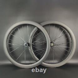 700C 5025mm Road Carbon Wheels Bike Wheelset Disc Brake Clincher Tubeless UD