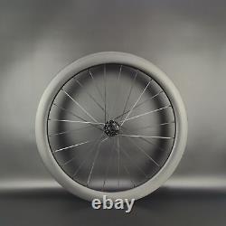 700C 5025mm Road Carbon Wheels Bike Wheelset Disc Brake Clincher Tubeless UD
