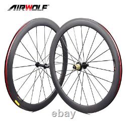700C 5025mm T1000 Aero Carbon Road Wheelset Bike Racing Bicycle Wheels Tubeless