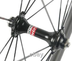 700C 50mm 23mm V Shape Clincher Carbon Wheels Road Bike Carbon Wheelset 271 Hub
