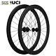 700c 50mm Carbon Disc Brake Wheelset Thru Axle Clincher Road Bicycle Wheels