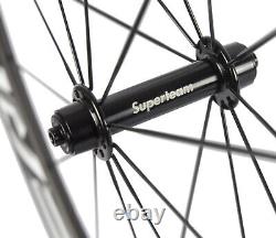 700C 50mm Carbon Wheels 23mm Clincher Carbon Wheelset Road Bike Carbon Wheels