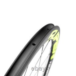 700C 50mm Carbon Wheels 23mm Wide V Shap Clincher Road Bike Race Carbon Wheelset