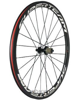 700C 50mm Carbon Wheels Reflective Decal Road Bike Race Cycle Carbon Wheelset 3k