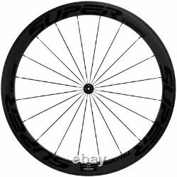 700C 50mm Carbon Wheels Road Bike/Bicycle Race Wheelset 3k Matte Shimano Cycle