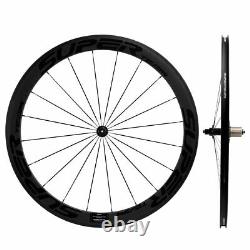 700C 50mm Carbon Wheels Road Bike/Bicycle Race Wheelset 3k Matte Shimano Cycle