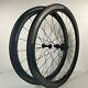700c 50mm Depth Tubeless Carbon Wheel Hk02 Hub Road Bike Wheelset Ud Glossy