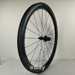 700C 50mm Depth Tubeless Carbon Wheel HK02 Hub Road Bike Wheelset UD glossy