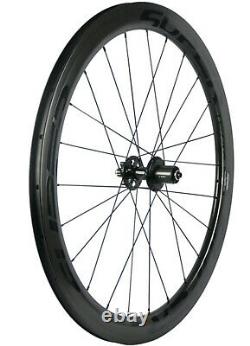 700C 50mm Disc Brake Carbon Wheels Road Bike Carbon Wheelset 23mm Width Clincher