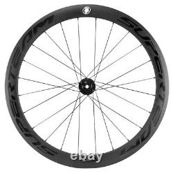 700C 50mm Disc Brake Carbon Wheelset Clincher Road Bike Disc Brake Wheels 12mm