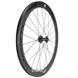 700C 50mm Disc Brake Carbon Wheelset Clincher Road Bike Disc Brake Wheels 12mm