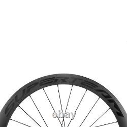 700C 50mm Disc Brake Carbon Wheelset Clincher Road Bike Disc Brake Wheels 12mm