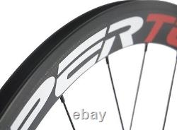 700C 50mm Fixed Gear/Flip Flop Carbon Wheels Track Bike Racing Carbon Wheelset