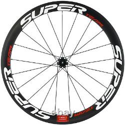 700C 50mm Road Bike Cabon Wheels Clincher R7 Hub Race Bicycle Carbon Wheelset