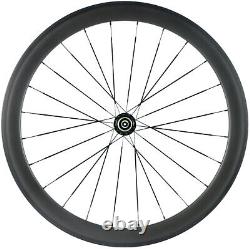 700C 50mm Road Bike Carbon Wheelset 25mm U Shape Clincher Carbon Wheels UD Matte
