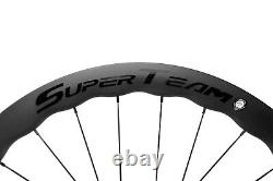 700C 50mm Road Bike Disc Brake Carbon Wheels 25mm Tubeless Disc Brake Wheelset