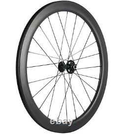 700C 50mm Road Bike Disc Brake Carbon Wheelset 23mm Wid Disc Brake Carbon Wheels
