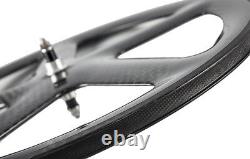 700C 56mm Five Spoke Clincher Carbon Wheels Road Bike 5 Spokes Bicycle Wheelset