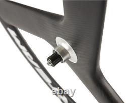 700C 56mm Tri Spoke Carbon Wheels Road Bike Tri Spoke Front+Rear Carbon Wheelset