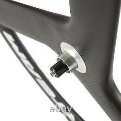 700C 56mm Tri Spoke Carbon Wheelset Front+Rear Road Bike Cycle Carbon Wheels