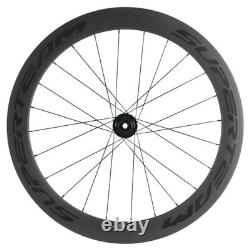 700C 60/88mm Clincher Carbon Wheels Road Bicycle Wheel 3K Matte Cycling Wheelset