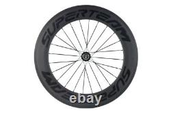 700C 60/88mm Clincher Carbon Wheels Road Bicycle Wheel 3K Matte Cycling Wheelset