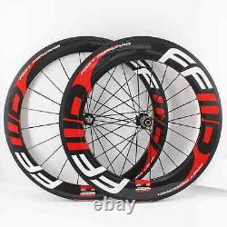 700C 60mm 88mm Road Bike 3K Carbon Bike Wheelset Tubular Clincher Tubeless Rims