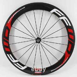 700C 60mm 88mm Road Bike 3K Carbon Bike Wheelset Tubular Clincher Tubeless Rims