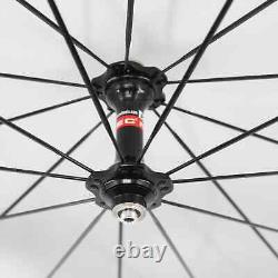 700C 60mm 88mm Road Bike 3K Carbon Bike Wheelset Tubular Clincher Tubeless Rims
