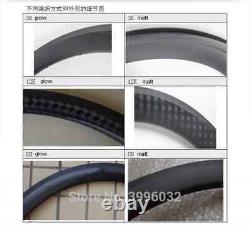 700C 60mm 88mm Road Bike 3K Carbon Bike Wheelset Tubular Clincher Tubeless Rims