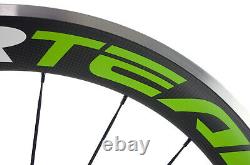 700C 60mm Alloy Brake Surface Wheels R36 Hub Road Bike Cycle Carbon Wheelset 3K