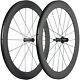 700c 60mm Carbon Wheels Road Bike Rim Brake Carbon Wheelset 23mm Width R7 Hub