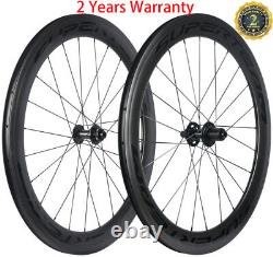 700C 60mm Disc Brake Carbon Wheels 6 Bolt/Center Lock Road Bike Carbon Wheelset