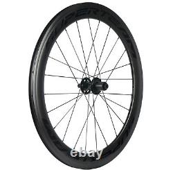 700C 60mm Disc Brake Carbon Wheels 6 Bolt/Center Lock Road Bike Carbon Wheelset