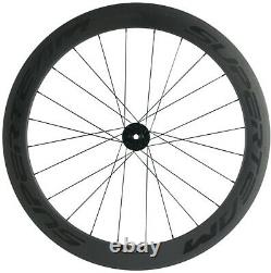 700C 60mm Disc Brake Carbon Wheels Road Bike Disc Brake Carbon Wheelset Clincher