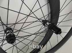 700C 60mm depth Road disc brake wheels Tubeless carbon wheelset with DT350 hub