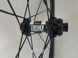 700C 60mm depth Road disc brake wheels Tubeless carbon wheelset with DT350 hub