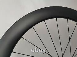 700C 60mm depth Road disc brake wheels Tubeless carbon wheelset with DT350 hub