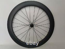 700C 60mm depth Road disc brake wheels Tubeless carbon wheelset with DT350 hub