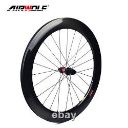 700C 6525mm Carbon Road Wheelset Centerlock Disc Brake Bike Wheels Clincher