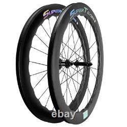 700C 6560 65mm Carbon Wheels Road Bike Rim Brake Carbon Wheelset Racing Wheelset